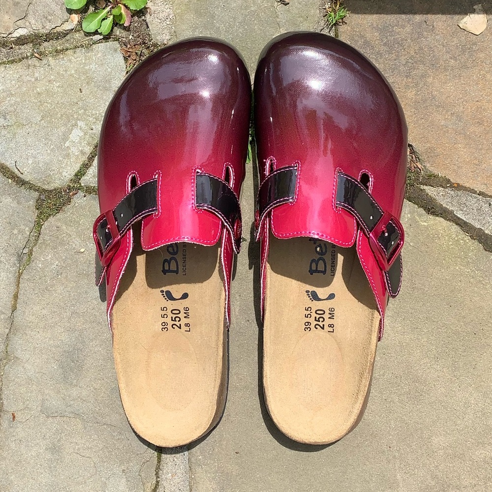 Betula Rock Fuchsia Clogs-Size L8, M6, 39EU